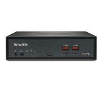 Shuttle slim pc dn11h5 1,35 l tamaño pc negro 125h intel® soc