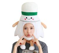Shuttlecock Cosplay Prop Hat,Hilarante Broma de mordaza que atrae la atención - sombrero de bola de pluma para cumpleaños escénico Actividad escolar - Mujeres Hombres