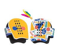 Shuttlecock - Juego de Remo portátil, Actividad Familiar con Materiales duraderos, Herramienta de coordinación -Mano con Juego Divertido, Accesorio al Aire Libre, Equipo Deportivo de Pelota para