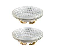 SHUWDKAR PAR36 - Bombillas LED para paisaje, 12 W, 1280 lm, 80 W, equivalentes a bombillas halógenas para paisaje, 12-36 V, luz diurna 6000 K, bombillas LED CC para luz Trator, vehículos todoterreno