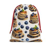 SHuWeiD Blueberry Pancakes03 Print - Bolsa de regalo de terciopelo súper suave multiusos para almacenamiento de dulces y comestibles