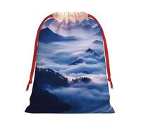 SHuWeiD Bolsa de regalo de terciopelo súper suave con estampado de nubes, bolsas de regalo multiusos para almacenamiento de dulces y comestibles