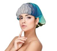 SHuWeiD Island of Cuba - Gorro de dormir de satén para adultos, unisex, de satén, 13 pulgadas, color negro, Negro -, talla única