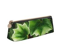 SHuWeiD Ivy Blossoms - Caja triangular multifuncional para maquillaje, oficina, viajes y almacenamiento diario de papelería, Blanco, One Size, Ligero