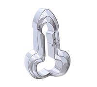 Shuxy Acero inoxidable Cortador de galletas del pene Set de 3 piezas para Bachelorette 3D Juego de cortadores de galletas de torta DIY Party Favor Novedad (S - M - L)