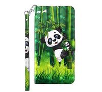 SHUYIT Funda para Xiaomi Mi 10T Lite, 3D PU Cuero Carcasa Flip Case Cover con Cierre Magnético Función de Soporte, Antigolpes Billetera Caja Carcasa para Xiaomi Mi 10T Lite, Panda