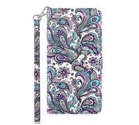 SHUYIT Funda para Xiaomi Mi 10T Lite, 3D PU Cuero Carcasa Flip Case Cover con Cierre Magnético Función de Soporte, Antigolpes Billetera Caja Carcasa para Xiaomi Mi 10T Lite, Flor de remolino