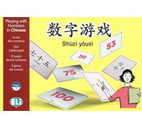 Shùzi yóuxi: Playing with Numbers in Chinese. Game Box mit 2 x 50 Spielkarten, 36 Zahlenkarten à 6 Zahlen, Spieleanleitung