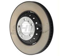 SHW Performance 2x Disco de Freno Frontal Derecho Ventilado para Porsche Cayenne