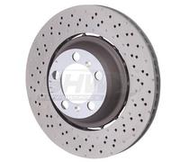 SHW Performance 2x Discos Trasero Ventilado Recubierto para Porsche 911 991