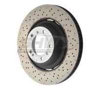 SHW Performance 2x Discos Trasero Ventilado Recubierto para Porsche 911 992