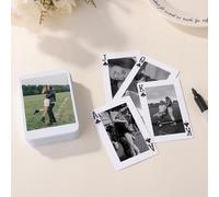 SHWorkshop Cartas de juego de fotos personalizadas, alternativa al álbum de fotos personalizado, para libros de invitados de boda y recuerdos de boda, recuerdos de boda, recuerdos de boda con nombre y