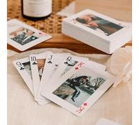 SHWorkshop Tarjetas de juego personalizadas: libro de invitados de boda personalizado, cartas personalizadas con foto, recuerdos de boda para invitados