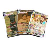 SHWorkshop Tarjetas Poke personalizadas, tarjeta de poke personalizada, regalos de tarjetas de cumpleaños Poke para esposa, amigos, mejores amigos y padre, tarjeta impermeable