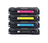 ShwyBDrbw Cartucho de tóner Q6000A Q6001 Q6002 Q6003 124A Compatible con Impresora láser Color 1600 2600n 2605 2605dn 2605dtn