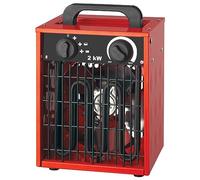 SHX SHX308HEAT2022 - Calefactor industrial de 2000 W, 2000 W, elemento calefactor de acero inoxidable, 3 modos de funcionamiento, a prueba de salpicaduras, ajustable, termostato, protección contra