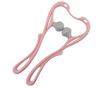 SHXP Cuello Masajeador, Cuello Y Hombro Shiatsu Profundo Tejido Gatillo Punto Manual Masaje Muscular Auto,Pink