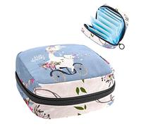 Shy Happy Unicron - Bolsa de almacenamiento para servilletas sanitarias, Varios colores, 4.7x6.6x6.6 in/12x17x17 cm