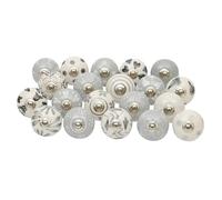 Shyamvun Pomos de Tocador para Armarios y Cajones, Tiradores de Cerámica Surtidos para Cocina, Herrajes Decorativos para Muebles (Paquete de 12)