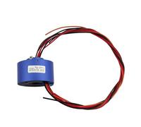 SHYISY colector eléctrico Anillo colector Anillo colector Conductor Orificio pasante 12,7 mm4 Cable 10A Anillo colector de Cepillo