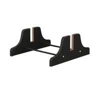 SHYJSGHZ Estante Madera para Almacenar, Estante De Exhibición De Suelo Ranurado,Organizador De Muestras De Piedra De Cuarzo para Salas De Exposición De Ferias Comerciales(Black,20.1 * 2 * 9.3in)