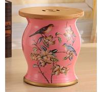 SHYJSGHZ Taburete de jardín de cerámica y Taburete Tambor Decorativo | Arte Pintado a Mano para Patio y jardín Exterior, Mesa Auxiliar de cerámica Interior y Asiento de tocador(8)