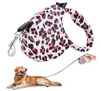 Shyllin Correa Perro Extensible, Correa Retráctil, Perros Pequeños y Medianos de hasta 15 kg, Correa para Perro 5 Metros, Correa Retráctil Perros para Caminar, Trotar, Entrenar