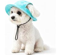 Shyllin Gorra de Béisbol para Perros,con Agujeros de Oídos, Sombrero Protección Solar Gato, Gorra con Visera Mascotas, Verano Gorro de Béisbol Perros, Ajustable Sombrero de Sol Gato (GM)