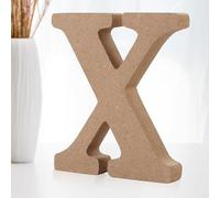 Shyllin Letras Decorativas de Madera, Letras de Madera 10 cm, Letras de Madera Scrabble, Ideales para decoración del hogar y Ocasiones Especiales (X)