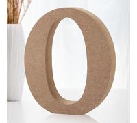 Shyllin Letras Decorativas de Madera, Letras de Madera 10 cm, Letras de Madera Scrabble, Ideales para decoración del hogar y Ocasiones Especiales (O)