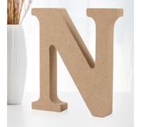 Shyllin Letras Decorativas de Madera, Letras de Madera 10 cm, Letras de Madera Scrabble, Ideales para decoración del hogar y Ocasiones Especiales (N)