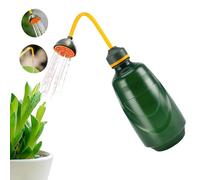 Shyllin Regadera Bonsai 450ml,Regadera Pulverizador Plantas Pequeña,Botella Pulverizadora de Mano con Botella Blanda, Adecuado para Plantas pequeñas, plántulas, Plantas en macetas (Verde)