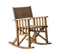 SHYM Silla Plegable de Madera Maciza Silla de Director Informal con Respaldo Gran Capacidad de Carga Superficie de Asiento de Tela Antigua Pintura en Aerosol Verde Multifuncional