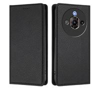 SHYXGLON Funda con tapa para ZTE Nubia Focus Pro 5G, funda de piel de primera calidad con ranuras para tarjetas, cierre magnético, bloqueo RFID, funda tipo cartera de protección completa para ZTE
