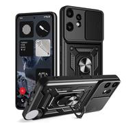 SHYXGLON Funda para Nothing CMF Phone 2 Pro con funda para cámara deslizante, protector de cámara, magnético híbrido, resistente, anillo resistente, funda de armadura militar para Nothing CMF Phone 2