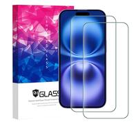 SHYXGLON Protector de pantalla para Motorola Moto G05 / Moto G15 de vidrio templado [2 unidades], ultra HD transparente, dureza 9H, antiarañazos, sin burbujas, sin polvo, fácil instalación