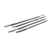 SHYYBD 4 Burletes Para Puertas De Coche Para Lexus LX450 1990-1998 75710-60021 Protector Goma Para Molduras Ventanas Impermeables Tiras(CROMO)