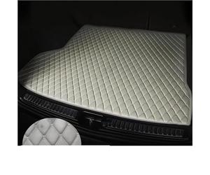 SHYYBD Alfombrillas para Maletero De para Fiat para Freemont De 7 Plazas 12-17, Accesorios De Cuero Artificial, Detalles Interiores, Alfombrilla De Alfombra Bandeja Bandeja Maletero(Titanio)