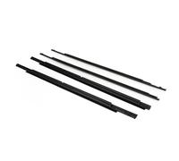 SHYYBD Burlete Para Ventanilla Lateral De Coche Para Mitsubishi Para Outlander 2013-2018 Burletes, Correa Goma, Sellador Vidrios, Protector Molduras Impermeables Tiras(Negro)