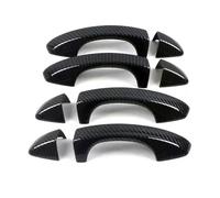 SHYYBD Cubiertas Para Manijas Exteriores De Puertas Para Skoda Para Octavia A7 (2014-2019). Protector De Manijas Exteriores Delanteras Y Traseras. Manija Exterior(NEGRO 2,NO Smart Hole)