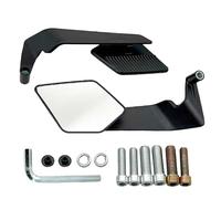 SHYYBD Espejos Retrovisores Tipo ala De Gaviota Stealth para Yamaha MT 03 07 09 R1 R3 R7. Giratorios Y Ajustables. Espejo De Asistencia(Carcasa de plástico)