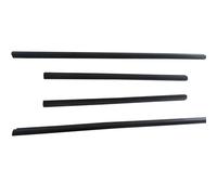 SHYYBD Juego De 4 Burletes Ventanillas Coche Para Jazz 2009-2014 Molduras Cristal Para Puertas, Protector Goma, Cinta Sellado Decorativa, Impermeable Impermeables Tiras