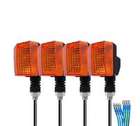 SHYYBD Luz Intermitente Motocicleta para H&Onda Nighthawk 250 para CB250 750 para CB750, Reflex 200, TLR200, Transalp 600, XL600V Intermitentes Luces(4 Piezas)