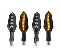 SHYYBD Luz Intermitente Motocicleta para Yamaha YZF R15 XT660 XP500 XP530, Luz Trasera Y Luces De Freno. Intermitentes Luces(Blanco)