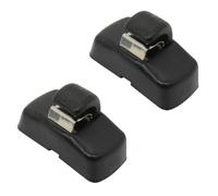 SHYYBD para Skoda para Fabia 6Y, para Octavia A4, A5 1U, 1Z, para Superb B5 3U 3B0857561B, 3B0857563 - Ganchos Y Soportes para Visera Delantera. Parasol para Parabrisas Delantero(Negro)