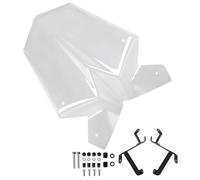 SHYYBD Parabrisas De Motocicleta para Duke390 2017-2023, Deflectores De Viento, Visera Protectora con Soporte Y Accesorios. Parabrisas Deflector(Claro)