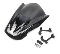 SHYYBD Parabrisas De Motocicleta para Yamaha MT-07 2014-2017, Deflectores De Viento, Pantalla Protectora con Soporte Y Accesorios Parabrisas Deflector(Fumar)