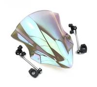 SHYYBD Parabrisas De Motocicleta para Yamaha MT125, FZ, FZ1, FZ6, FZ8, FZ8N, XJ6, MT-01, MT03, MT07 (2013) con Soporte Ajustable Parabrisas Deflector(Color 4)