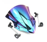 SHYYBD Parabrisas De Motocicleta para Yamaha MT125, FZ, FZ1, FZ6, FZ8, FZ8N, XJ6, MT-01, MT03, MT07 (2013) con Soporte Ajustable Parabrisas Deflector(Color 6)