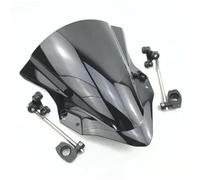 SHYYBD Parabrisas De Motocicleta para Yamaha MT125, FZ, FZ1, FZ6, FZ8, FZ8N, XJ6, MT-01, MT03, MT07 (2013) con Soporte Ajustable Parabrisas Deflector(Color 1)